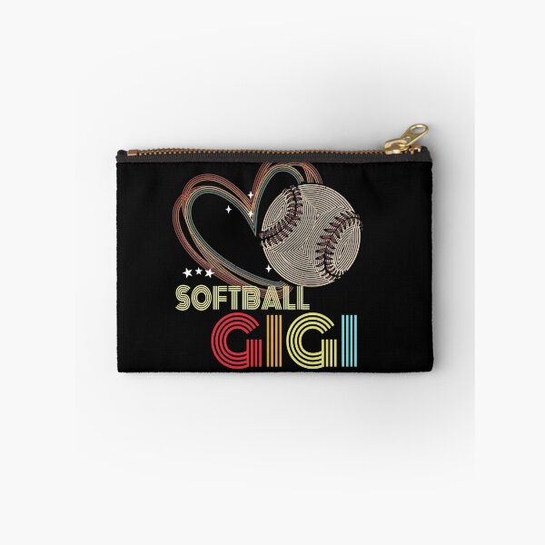 Item preview, Retro Softball Girl Heart Design designed and sold by LashondaGreen89.