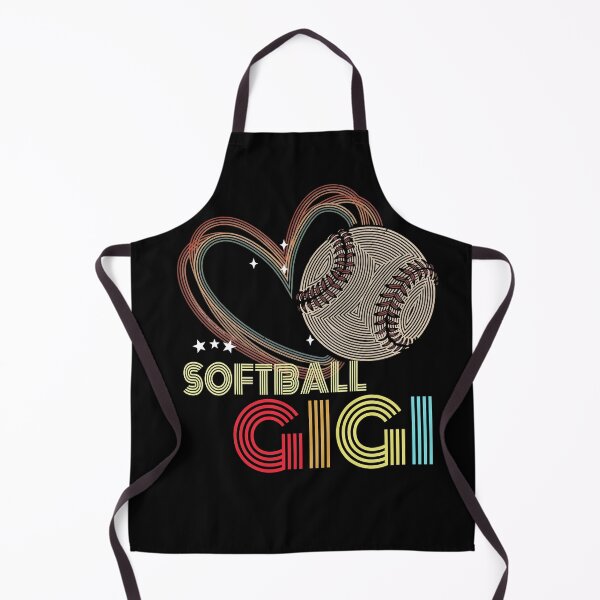 Item preview, Retro Softball Girl Heart Design designed and sold by LashondaGreen89.