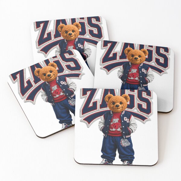 Item preview, Zags Varsity Bear – Navy Red College Teddy Bear Streetwear designed and sold by Boogie NW.