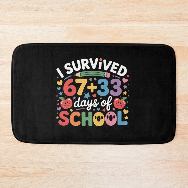 Item preview, I Survived 67 33 Days of School Girls Kids 100th Day 6 7 designed and sold by BlassmausArt.