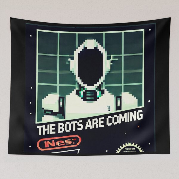 Item preview, Humanoid robot AI Robots Future Tech Design | The Bots Are Coming Futuristic  designed and sold by TEEJAMBOREE.