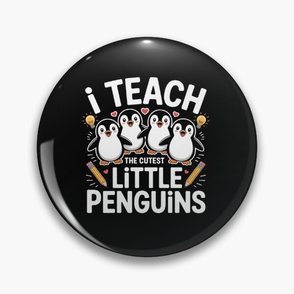 Item preview, I Teach The Cutest Little Penguins Cute School Teacher designed and sold by BlassmausArt.