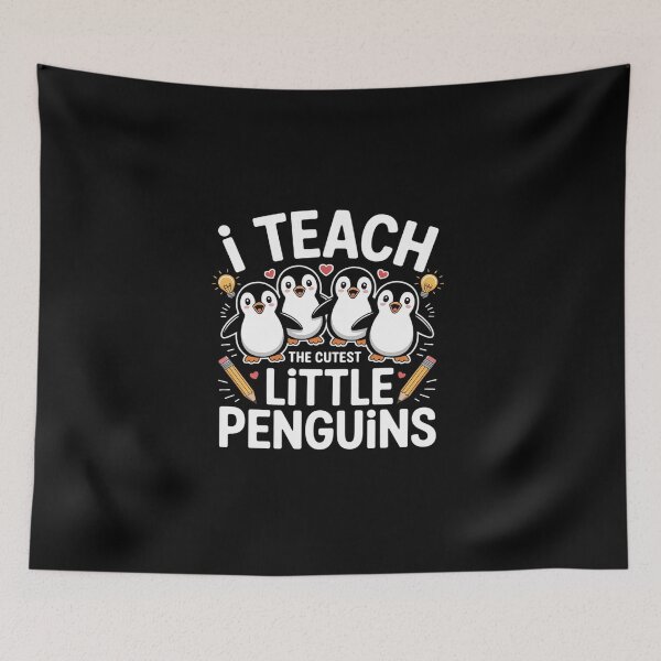 Item preview, I Teach The Cutest Little Penguins Cute School Teacher designed and sold by BlassmausArt.