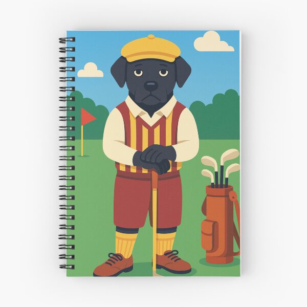 Item preview, Vintage Golf Dog Character Illustration designed and sold by Creative_Canvas.
