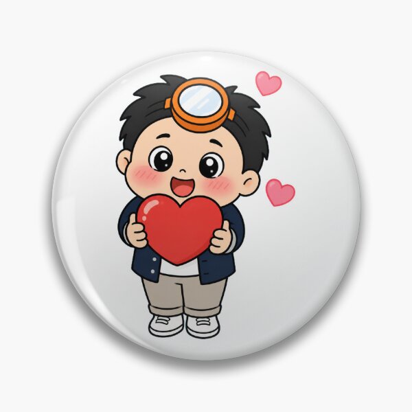Item preview, KOREA HAENAM - Cute Chibi Love Confession Sticker designed and sold by KOREA-HAENAM.