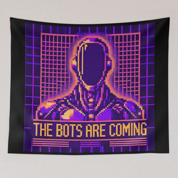 Item preview, Humanoid robot AI Robots Future Tech Design | The Bots Are Coming Futuristic  designed and sold by TEEJAMBOREE.