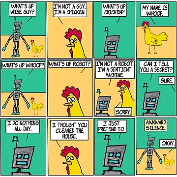 Artwork thumbnail, Sentient Machine | Humor Technology Webcomic | El Boxa by ElBoxa