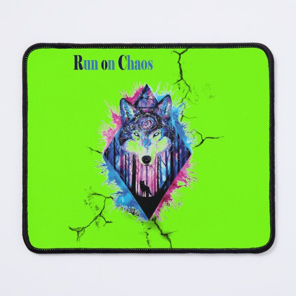 Item preview, Neon Wolf Diamond Art - Galaxy Wolf, Abstract Animal, Aesthetic Design designed and sold by GraphixKing999.