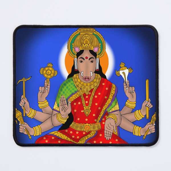 Item preview, Divine Power: Premium Goddess Varahi Devi Spiritual Wall Art Canvas designed and sold by Harshit_Digital_Arts.