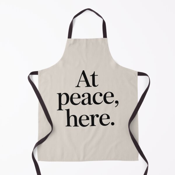 Item preview, At Peace, Here – Minimal Calm & Inner Balance Quote Design designed and sold by Irene Catchmind.