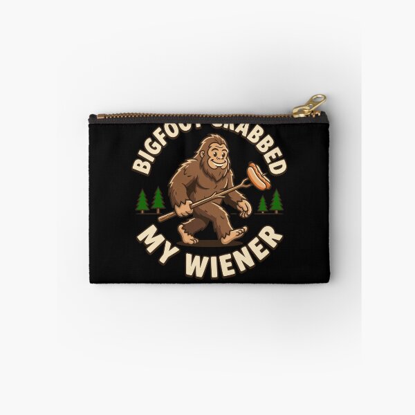 Item preview, Funny Camping Sasquatch Bigfoot Grabbed My Wiener Gear designed and sold by DynamicDesign.