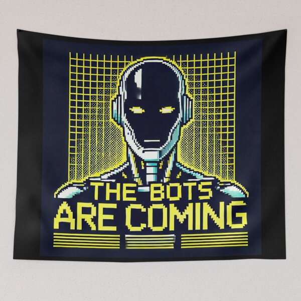 Item preview, Humanoid robot AI Robots Future Tech Design | The Bots Are Coming Futuristic  designed and sold by TEEJAMBOREE.