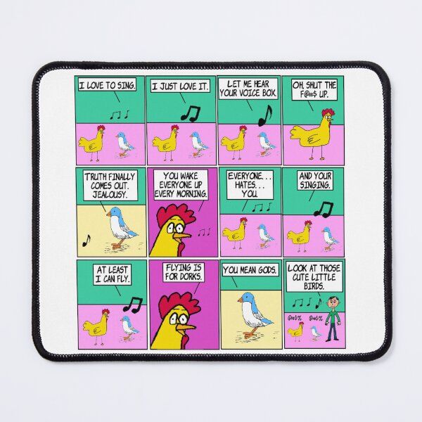 Item preview, Love Birds | Humor Singing Birds Webcomic | El Boxa designed and sold by ElBoxa.