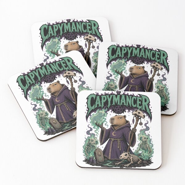Item preview, Capymancer Dark Fantasy Capybara designed and sold by Kurogami13.