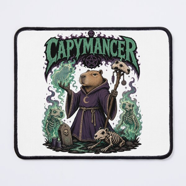 Item preview, Capymancer Dark Fantasy Capybara designed and sold by Kurogami13.