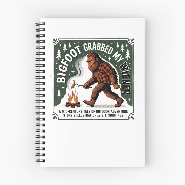 Item preview, Funny Camping Sasquatch Bigfoot Grabbed My Wiener Gear designed and sold by DynamicDesign.