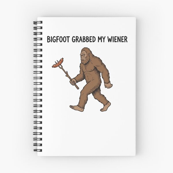 Item preview, Funny Camping Sasquatch Bigfoot Grabbed My Wiener Gear designed and sold by DynamicDesign.