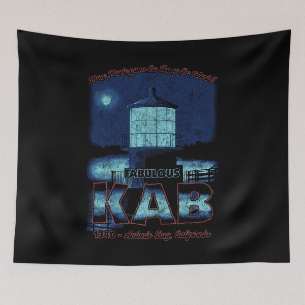 Item preview, KAB Radio 1340 John Carpenter 1980 The Fog Distressed designed and sold by Power Up Prints.
