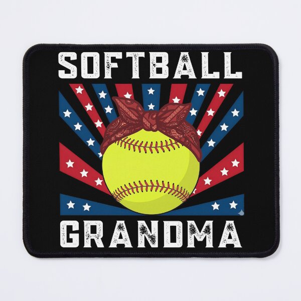 Item preview, Softball Grandma Patriotic Bandana Design designed and sold by LashondaGreen89.