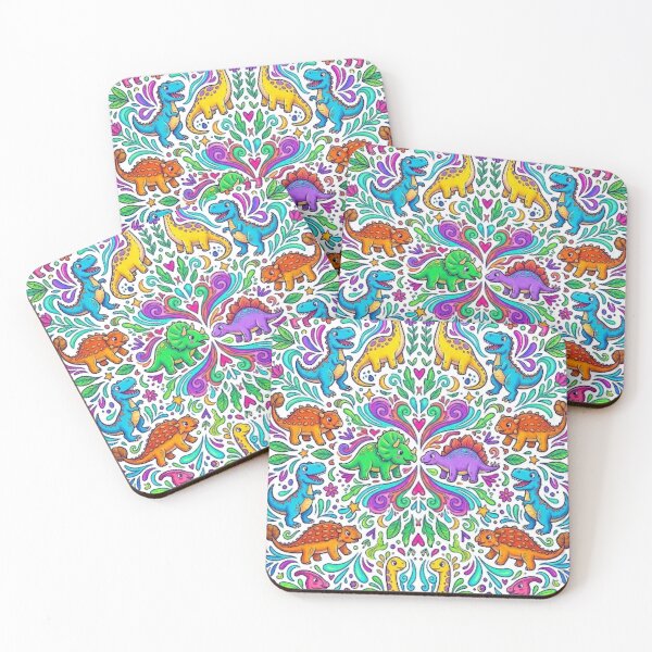 Item preview, BABY DINOSAURS PATTERN designed and sold by likbatonboot.