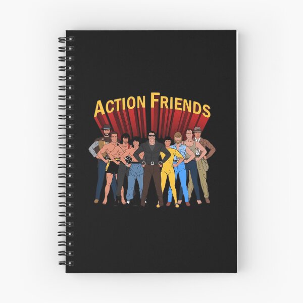 Item preview,  Action Friends  Cartoon Illustration Of Action Heroes In Parody  designed and sold by fracec.