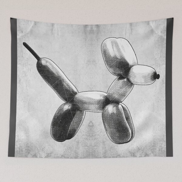 Item preview, Balloon Dog Dark Pop Art Twisted Party Favor designed and sold by Ghoul Enterprises.