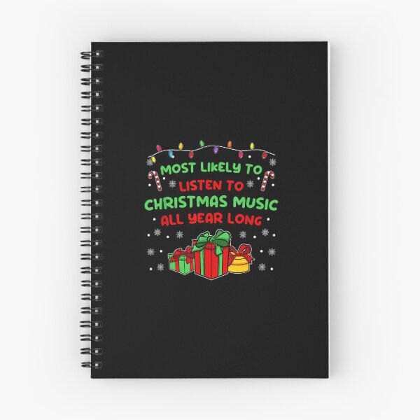 Item preview, Most likely to Listen to Christmas Music designed and sold by wardpowerslamon.