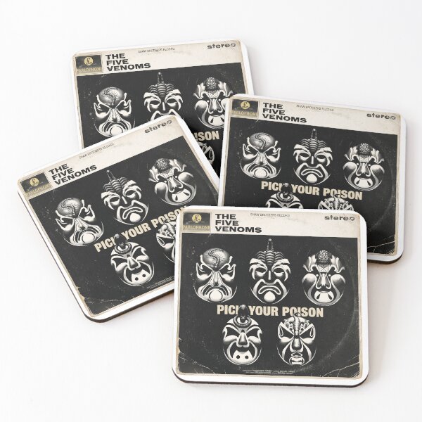 Item preview, The Five Venoms designed and sold by MovieMayhem.