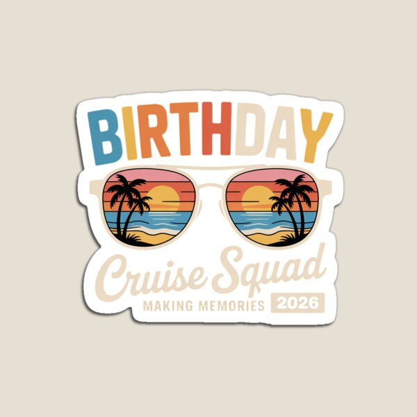 Item preview, Birthday Cruise Squad Crew Family Vacation 2026 Beach Summe designed and sold by fferomananul.
