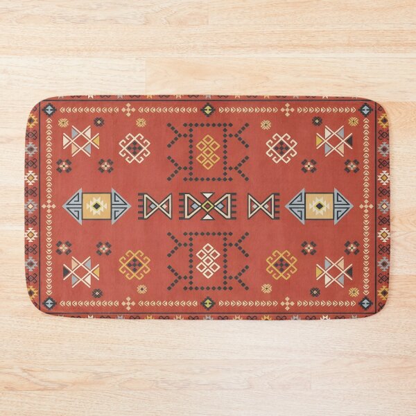 Item preview, Rustic Terracotta Moroccan Tribal Totem Art Illustration designed and sold by arteresting-art.