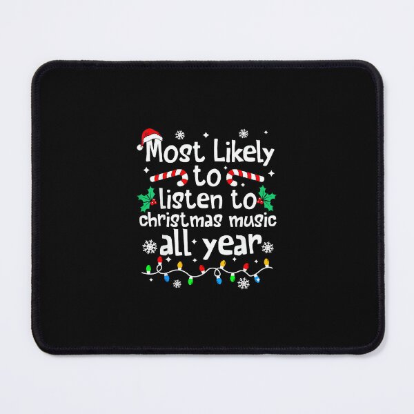 Item preview, Most Likely to Listen to Music Christmas Matching Family designed and sold by wardpowerslamon.
