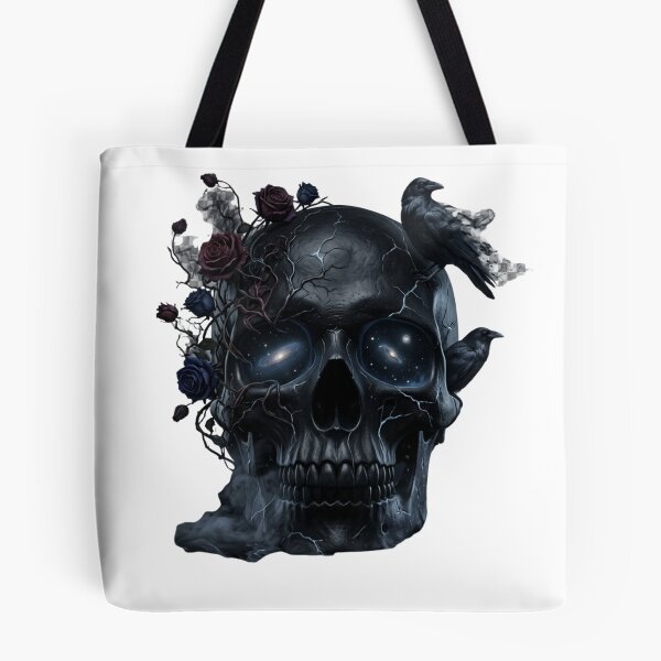 Item preview, Void Bloom | Dark Surreal Skull Artwork designed and sold by smailait.