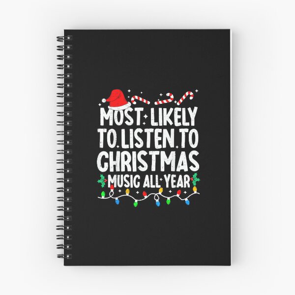 Item preview, Most Likely to Listen to Music Funny Xmas Matching Christmas designed and sold by wardpowerslamon.