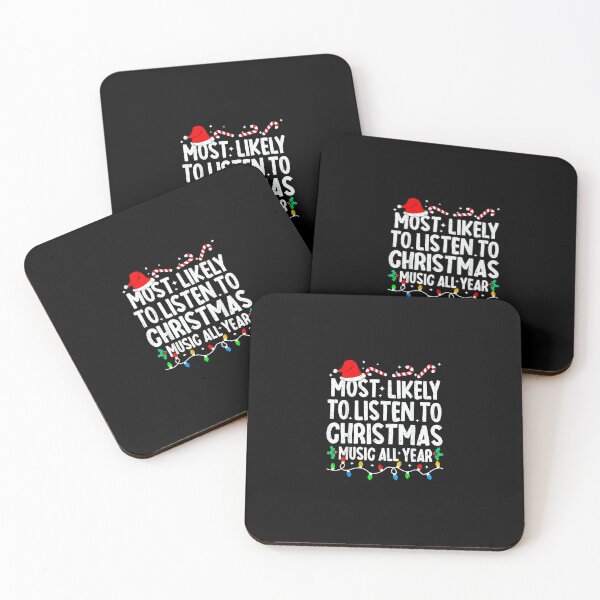 Item preview, Most Likely to Listen to Music Funny Xmas Matching Christmas designed and sold by wardpowerslamon.
