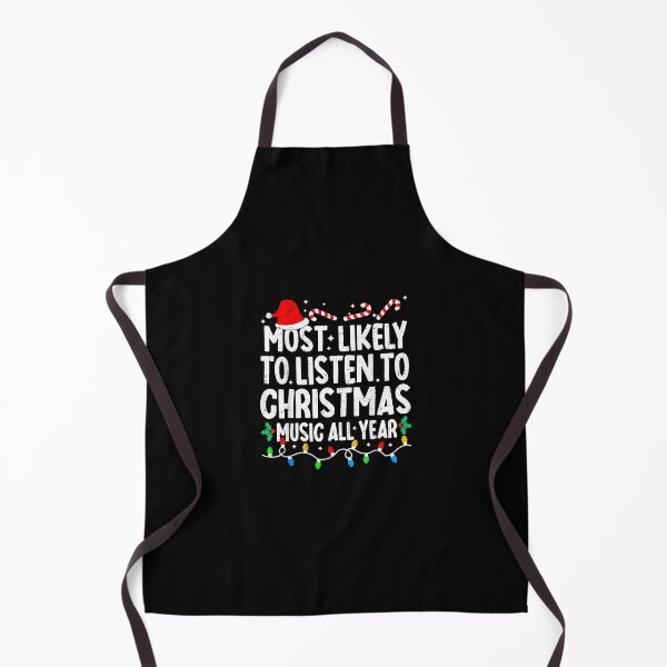 Item preview, Most Likely to Listen to Music Funny Xmas Matching Christmas designed and sold by wardpowerslamon.