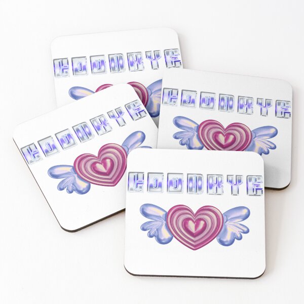 Item preview, Pink Winged Heart | Good Bye Pastel Aesthetic Art designed and sold by Rawafi Art Studio.
