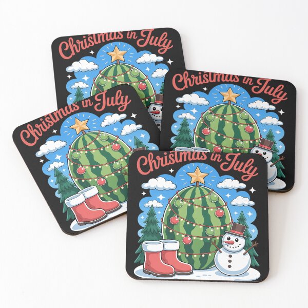 Item preview, Christmas In July Watermelon Xmas Tree Summer Men Women Kids designed and sold by fferomananul.