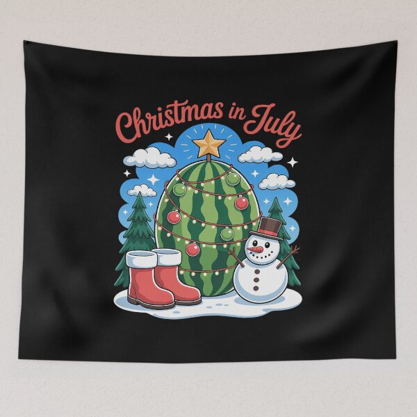 Item preview, Christmas In July Watermelon Xmas Tree Summer Men Women Kids designed and sold by fferomananul.