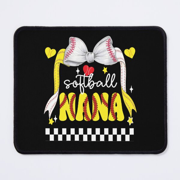 Item preview, Cute Softball Nana Bow Design designed and sold by LarryMBrown.
