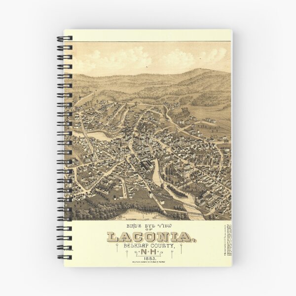 Item preview, Bird's Eye View of Laconia, New Hampshire (1883) designed and sold by allhistory.