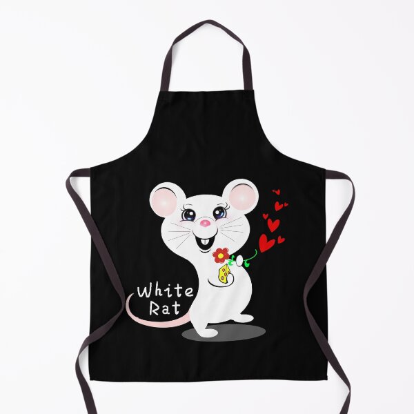 Item preview, Cheese‑Loving White Rat designed and sold by Shirley cute art .