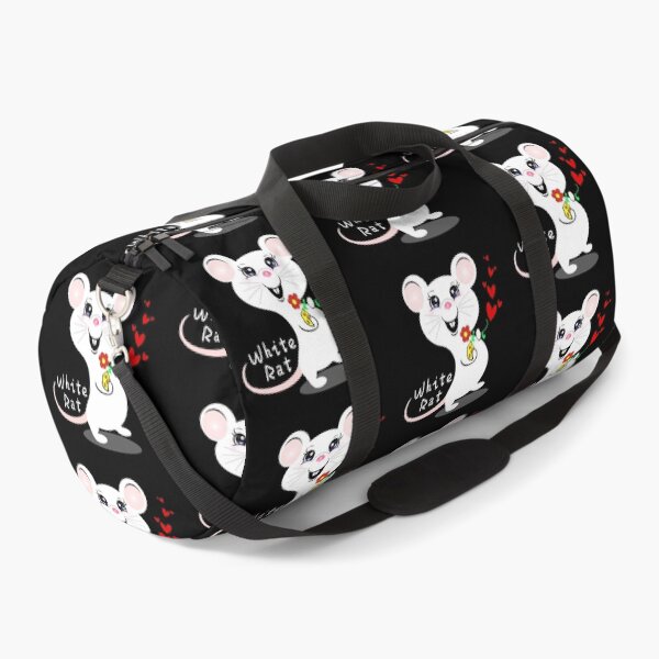 Item preview, Cheese‑Loving White Rat designed and sold by Shirley cute art .