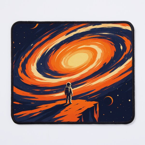 Item preview, Astronaut Facing Infinite Spiral Galaxy designed and sold by Creative_Canvas.
