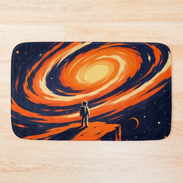Item preview, Astronaut Facing Infinite Spiral Galaxy designed and sold by Creative_Canvas.
