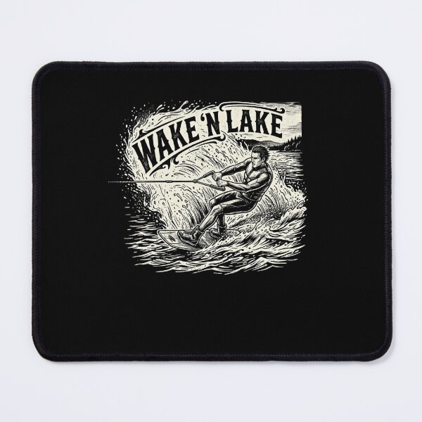 Item preview, WAKE 'N LAKE Wakeboarding Water Sports Fun designed and sold by snowry.