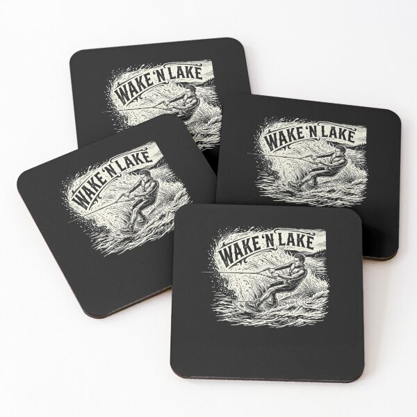Item preview, WAKE 'N LAKE Wakeboarding Water Sports Fun designed and sold by snowry.