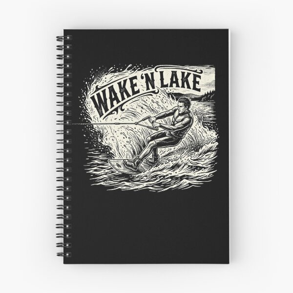 Item preview, WAKE 'N LAKE Wakeboarding Water Sports Fun designed and sold by snowry.