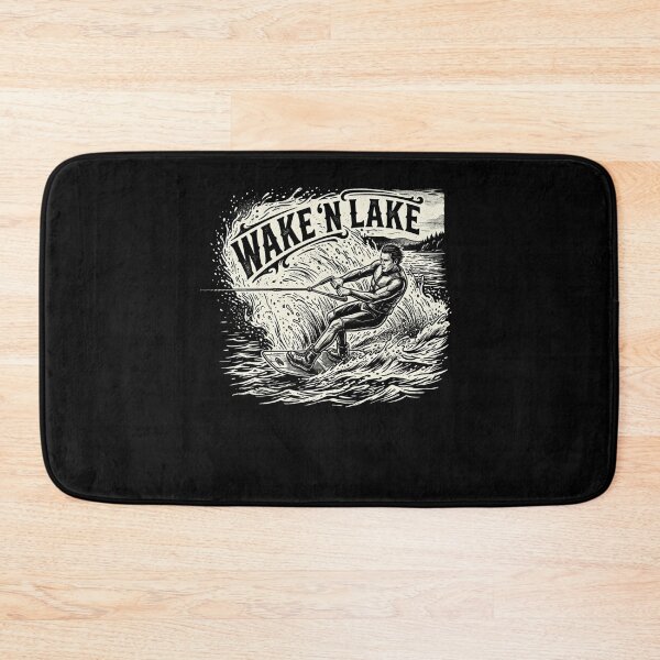Item preview, WAKE 'N LAKE Wakeboarding Water Sports Fun designed and sold by snowry.