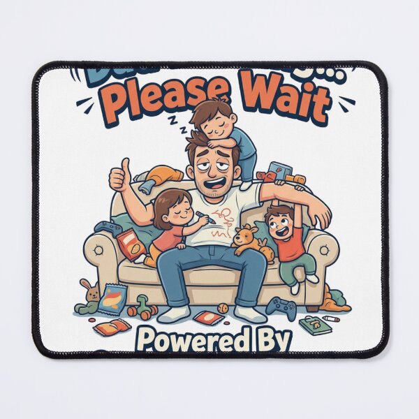 Item preview, Dad Loading... Please Wait | Funny 2D Father Shirt designed and sold by smailait.