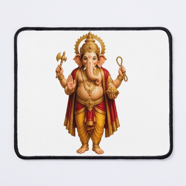 Item preview, Ganesha Hindu God Wisdom Prosperity Fortune Mythology Design designed and sold by The Dark Files.